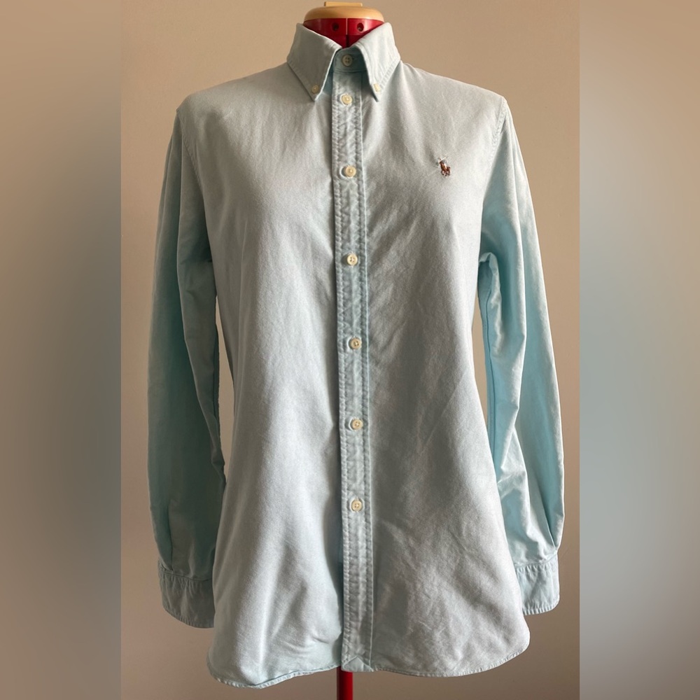 Polo by Ralph Lauren - All cotton button up shirt - Size Large (Custom fit)